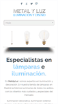 Mobile Screenshot of metalyluz.com